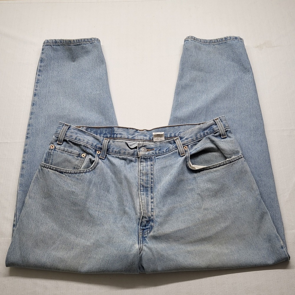 VTG Levis Jeans 560 Mens 36/30 Loose Fit Tapered Blue Light Wash 90s Y2K Baggy